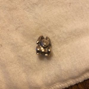 Pandora bunny easter charm sterling silver